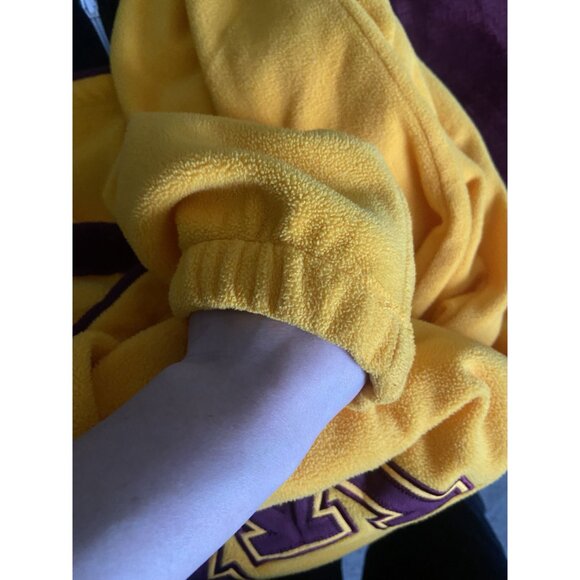 Columbia Sportswear Minnesota Golden Gophers Yellow Hoodie XL Mens Fleece Pullov - Picture 16 of 16